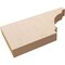 Ekena Millwork 2in. W x 8in. H x 16in. L Pescadero Woodgrain TimberThane Rafter Tail, Primed Tan RFTUR02X08X16PECRCPR - alternate 3